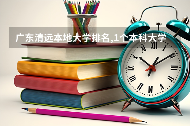 广东清远本地大学排名,1个本科大学,9个专科,你知道的有多少?