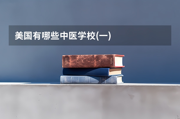 美国有哪些中医学校(一)