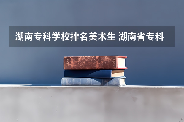 湖南专科学校排名美术生 湖南省专科学校录取分数线排名