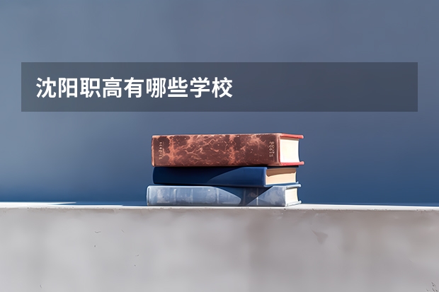 沈阳职高有哪些学校