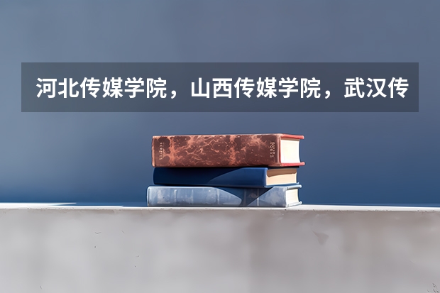 河北传媒学院，山西传媒学院，武汉传媒学院，四川传媒学院哪个更好，口碑，师资水平等方面。谢谢大神们
