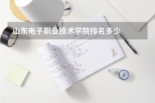 山东电子职业技术学院排名多少