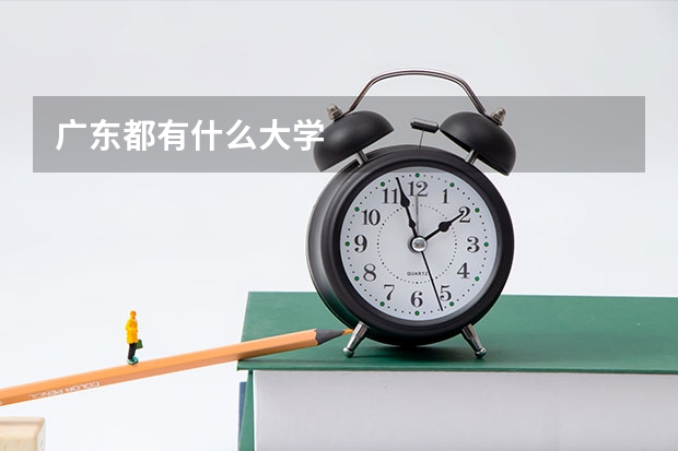 广东都有什么大学