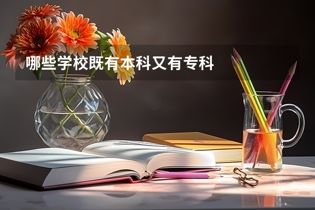 哪些学校既有本科又有专科