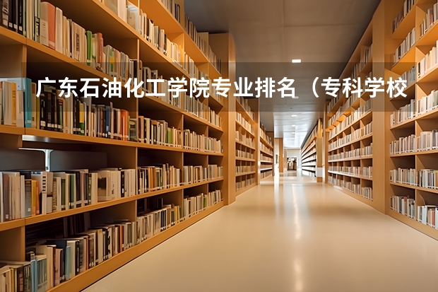 广东石油化工学院专业排名（专科学校排名榜全国）