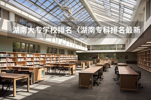 湖南大专学校排名（湖南专科排名最新排名）