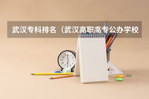 武汉专科排名（武汉高职高专公办学校排名）