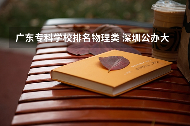 广东专科学校排名物理类 深圳公办大专排名