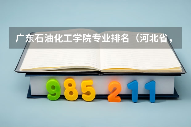 广东石油化工学院专业排名（河北省，大专排名）