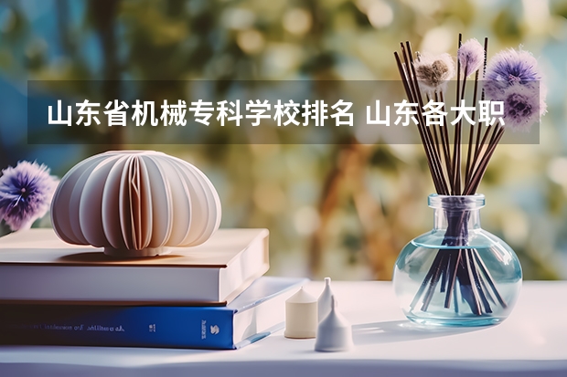 山东省机械专科学校排名 山东各大职业学院排名