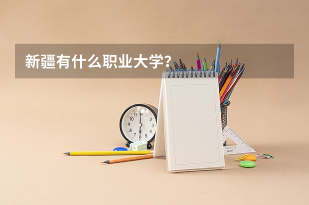 新疆有什么职业大学？
