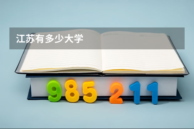 江苏有多少大学
