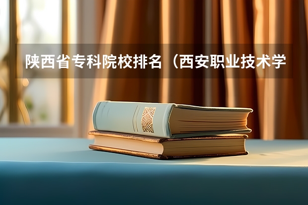 陕西省专科院校排名（西安职业技术学院排名前十的学校）