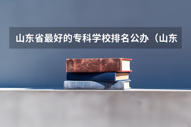 山东省最好的专科学校排名公办（山东省专科公办学校排名榜）