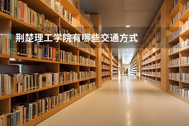 荆楚理工学院有哪些交通方式