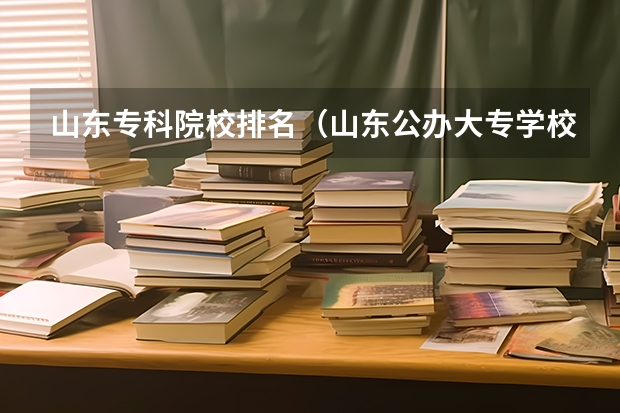 山东专科院校排名（山东公办大专学校排名）