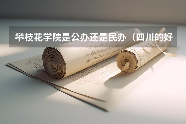 攀枝花学院是公办还是民办(四川的好二本学校)