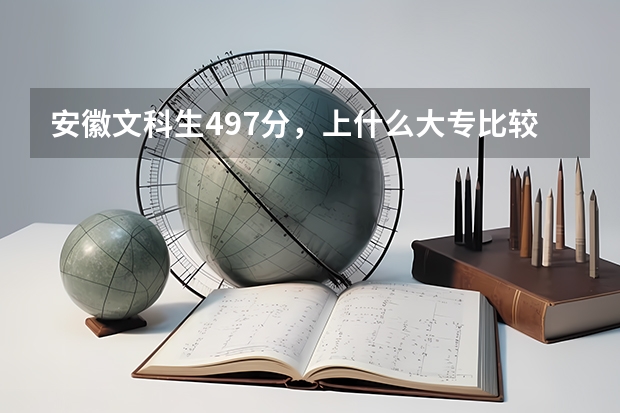 安徽文科生497分，上什么大专比较好。最好能升本的。