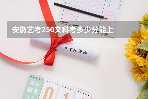 安徽艺考250文科考多少分能上