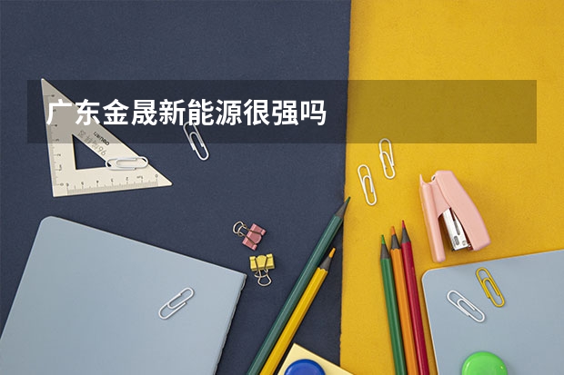 广东金晟新能源很强吗
