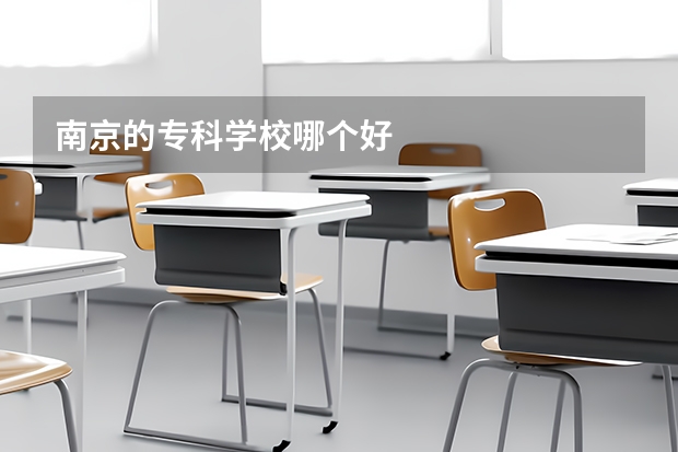 南京的专科学校哪个好