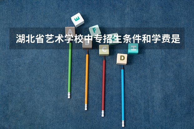湖北省艺术学校中专招生条件和学费是多少钱