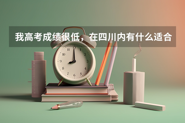 我高考成绩很低，在四川内有什么适合我的学校呢
