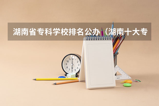 湖南省专科学校排名公办（湖南十大专科学校）
