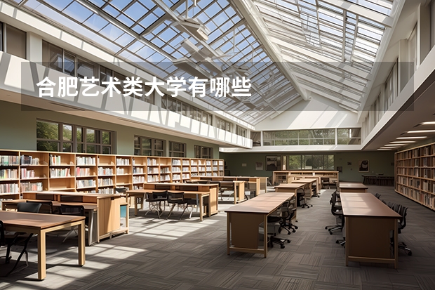 合肥艺术类大学有哪些