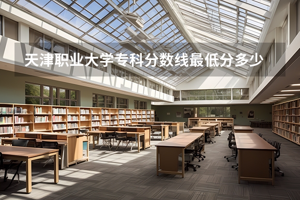 天津职业大学专科分数线最低分多少