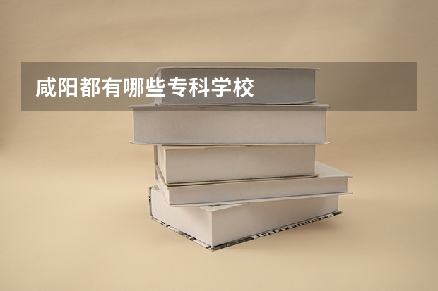 咸阳都有哪些专科学校