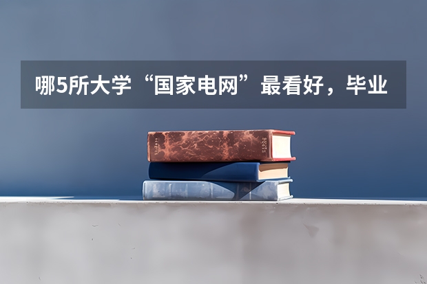 哪5所大学“国家电网”最看好，毕业生很抢手，考上就是铁饭碗？ 武汉电力职业技术学院专业排名