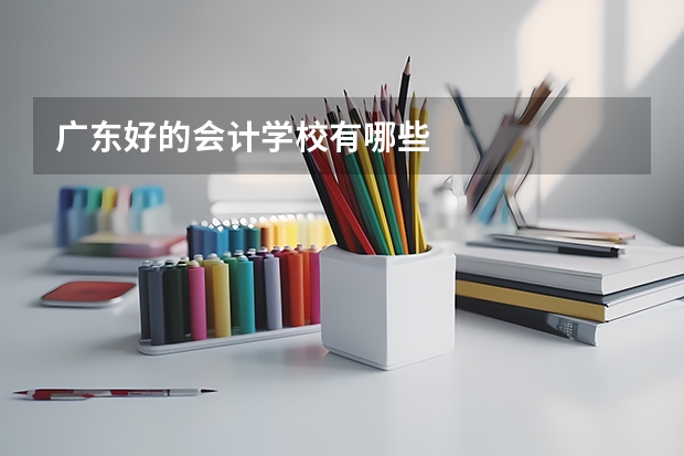 广东好的会计学校有哪些