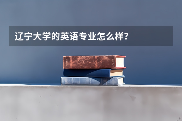 辽宁大学的英语专业怎么样？
