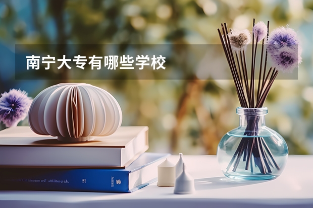 南宁大专有哪些学校