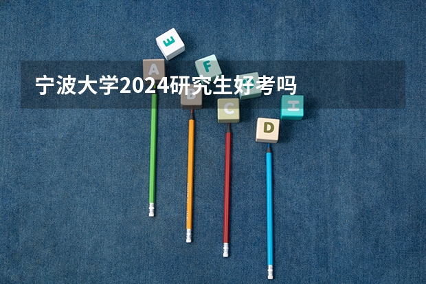 宁波大学2024研究生好考吗